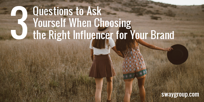 choosing the right influencer