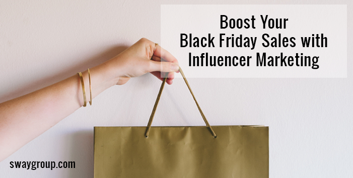 black friday with influencer marketing