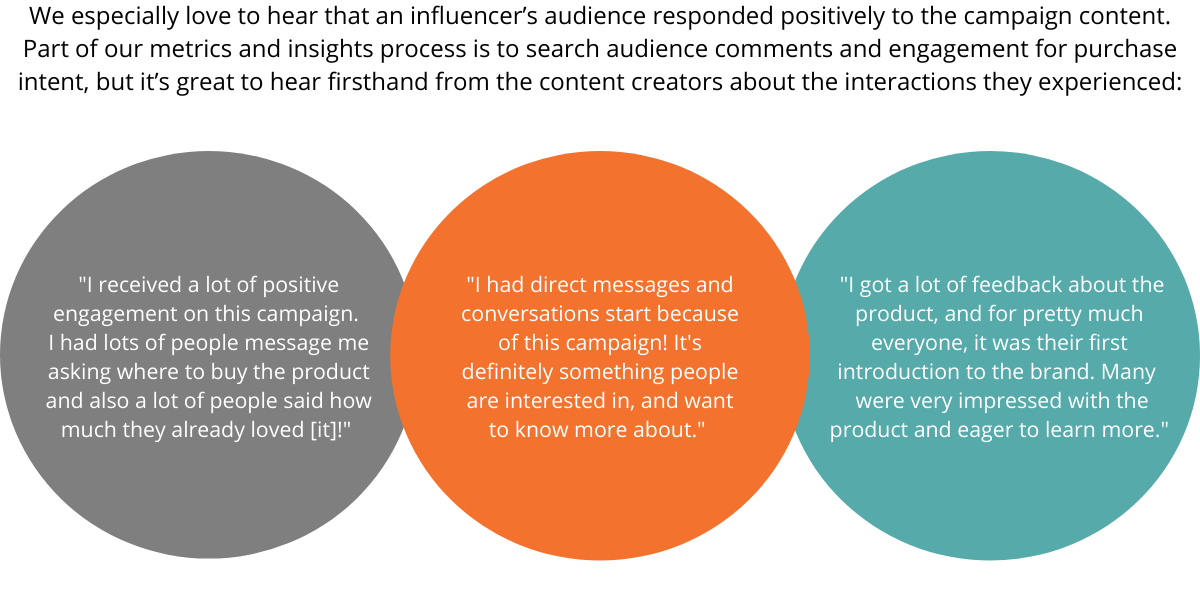 influencer feedback
