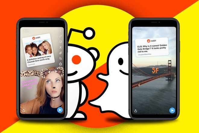 Reddit Strikes Sharing Deal With Snap