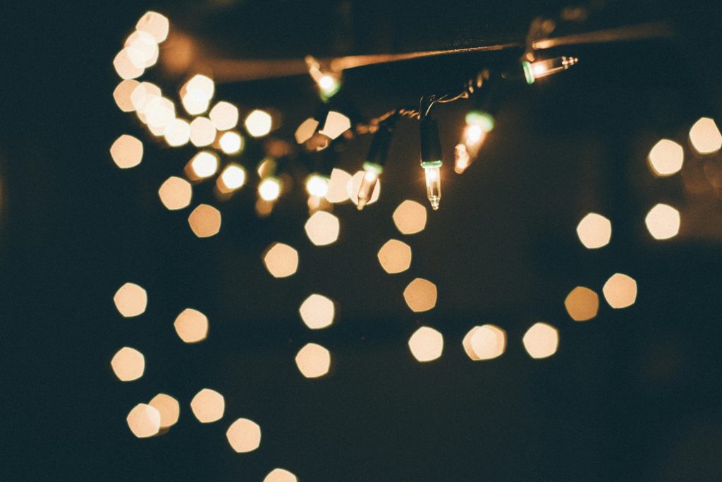 Christmas lights - holiday content ideas