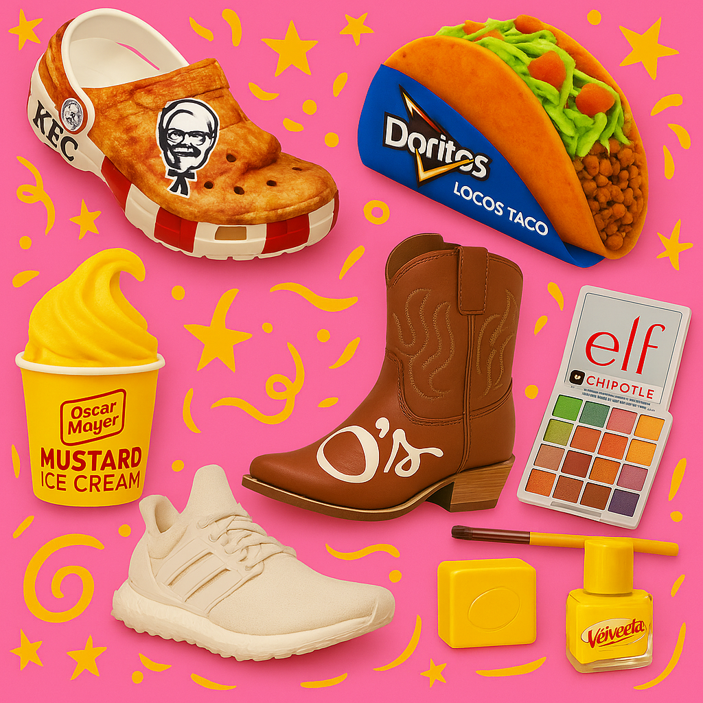 Picture of fake brand collabs.